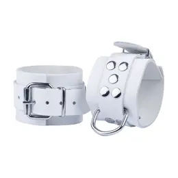 Ultra Leather beli fiksatori od podesive goveđe kože širine 6 cm