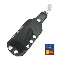 Red Leather kožni držač za velike bočice aroma crni 24 i 30ml sa zakačkom za kaiš