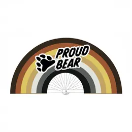 Proud Bear dekorativna lepeza 64 cm višebojna od izdržljivog poliesterskog platna