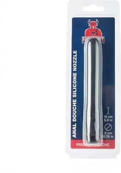 Nozzle silikonska higijenska mlaznica 15 cm crna - kompatibilna sa tuš crevom