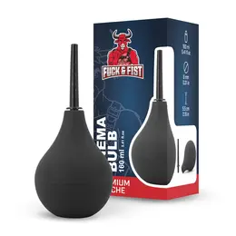 Enema Bulb sistem za analnu higijenu u obliku kruške zapremine 160ml u crnoj boji, kompaktna pumpica za savršenu čistoću