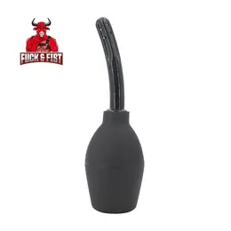 Klistir pumpica Enema Bulb 310 ml crna, aparat za intimnu higijenu sa zakrivljenim vrhom