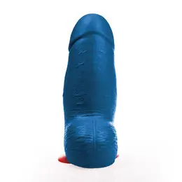 Dagr XL Blue Model, izuzetno masivna intimna igračka dužine 27.5 cm sa vakuum postoljem