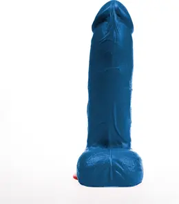 Hoenir XL intimni model sa odvojivim vakuum postoljem 19cm plavi PVC