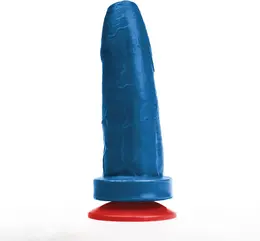 Fuck & Fist Magni S intimna mašina plava 14 cm, fleksibilni PVC sa vakuum postoljem