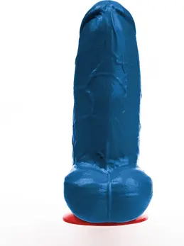 Fuck & Fist Freyr XL plavi dildo sa vakuum postoljem 21 cm PVC