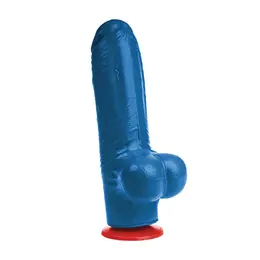 Fuck and Fist Tyr XL plavi anatomski model sa vakuum postoljem 28 cm