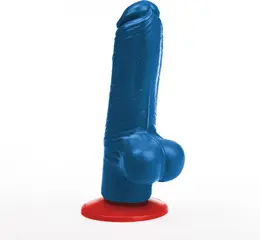 Fuck Fist Tyr M intimna igračka 13 cm plava, vakuumska čašica, PVC bez ftalata