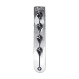 Levelz Silicone Waterdrop XXL 60mm Black fleksibilne analne kuglice za trening