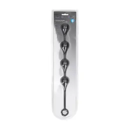 Levelz Waterdrop silikonske intimne kuglice L 40mm crne