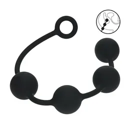 Levelz silikonske intimne kuglice za trening XL 50mm crne ergonomski dizajn