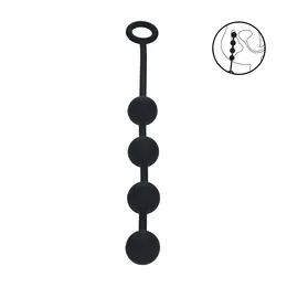 LEVELZ silikonske intimne kuglice M 30mm crne, ergonomski dizajn