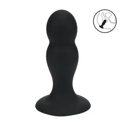 LEVELZ Double Rattle Liquid Silicone Plug M Black, Motion Response System