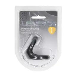 LEVELZ Double O Silicone Dual Ring S Black - Ergonomic Silicone System