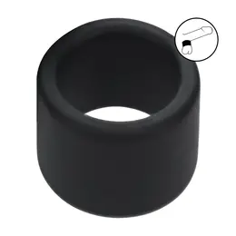 LEVELZ tečni silikonski prsten za mošnice L 34mm crni, anatomski silikonski prsten
