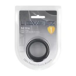 LEVELZ tečni silikonski prsten za mošnice L 34mm crni, anatomski silikonski prsten