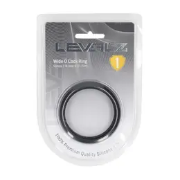 LEVELZ Wide O silikonski prsten za podršku XL 50mm crni Comfort Fit
