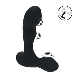 LEVELZ Stealth Black silikonski intimni masažer prostate sa stimulatorom testisa