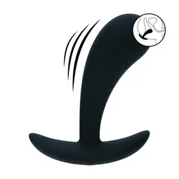 LEVELZ Plug S Black, punjivi silikonski analni čep