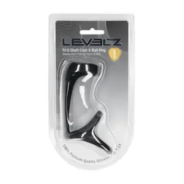 LEVELZ Tri-O set silikonskih prstenova za podršku, crni, anatomski dizajn