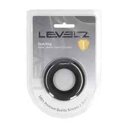 LEVELZ Liquid Silicone Performance Ring M Black za maksimalnu udobnost i savršeno prilagođavanje