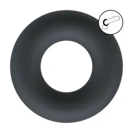 LEVELZ Solid Silicone Ring XS Black fleksibilna anatomska potporna traka