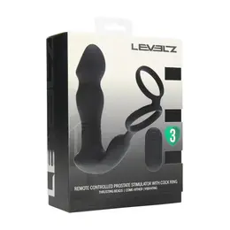 LEVELZ Revo Stealth crni silikonski intimni masažer sa daljinskim upravljačem