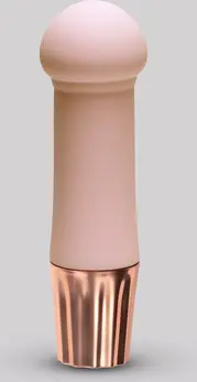 Crushious Mellow Puff Mini Wand, kompaktni roze masažer, 11 cm