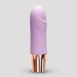 Crushious Mellow Waves mini vibrator u boji lavande dužine 11cm sa USB punjenjem
