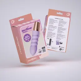 Crushious Mellow Bubbles mini vibrator lavanda 11cm silikon USB