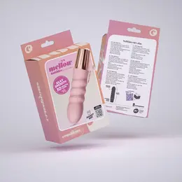 Crushious Mellow mini vibrirajući masažer roze 11cm silikon