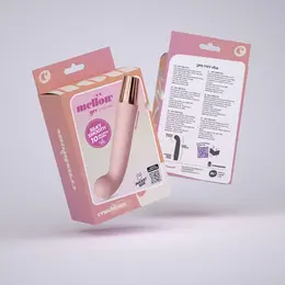 Crushious Mellow Gee mini intimni masažer od roze silikona, 13.5 cm