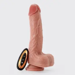 Crushious Inviktus Vibe Liquid Silicone Thrusting Rotating Model 22 cm Flesh