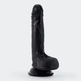 Crushious Inviktus model od tečnog silikona 19 cm crni, fleksibilni sistem