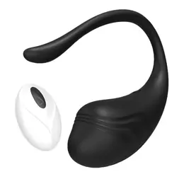 Crushious Tamago Black bežično punjivo vibrirajuće jaje sa 9 modova rada