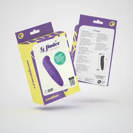 Crushious G-Finder Mini intimni masažer u ljubičastoj boji, 8 cm ABS