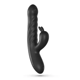 Crushious Lapin intimni vibrator zec sa potiskom crni 21.5cm USB
