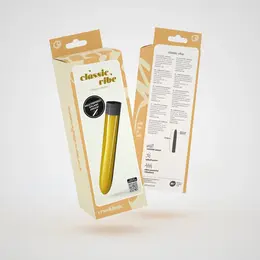 Crushious Classic Vibe Gold, luksuzni metalik masažer za intimno zadovoljstvo 17.5 cm