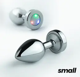 Crushious Borealis metalni čep mali srebrni sa RGB LED svetlom 7.2cm