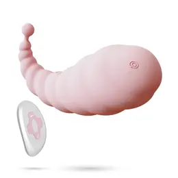 Crushious Cocoon Pink punjivo vibrirajuće jaje sa bežičnim daljinskim upravljačem