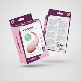 Crushious Cocoon Pink punjivo vibrirajuće jaje sa bežičnim daljinskim upravljačem