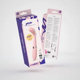 Crushious Pixie fleksibilni vibrator sa dva kraja roze 20cm