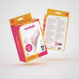 Crushious Mobula Pink, bežični vibrator za gaćice, 9 modova, daljinski upravljač