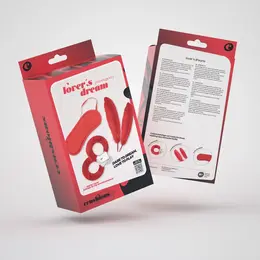 Lover's Dream 4-Piece Soft Bondage Essentials Kit Red Beginner Set