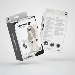 Lace Me Up elegantan crni čipkani bondage set sa podesivim i višekratnim dodacima