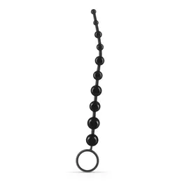 Crushious Bead Chain intimni lanac u crnoj boji dužine 25.4 cm sa fleksibilnim dizajnom