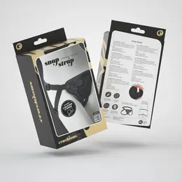 Adrien Lastic Snap Strap podesivi intimni pojas, crni, univerzalni