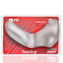Hunkyjunk Buzzfuck Taint Vibe Sling Clear Ice vibrirajući prsten za podršku