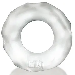Hunkyjunk Fractal Tactile Ring Clear Ice, fleksibilni Plus+Silicone sistem