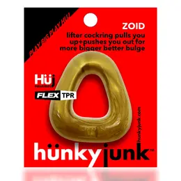 Hunkyjunk Zoid Trapezoid Lifter Comfort Ring Bronze Metallic